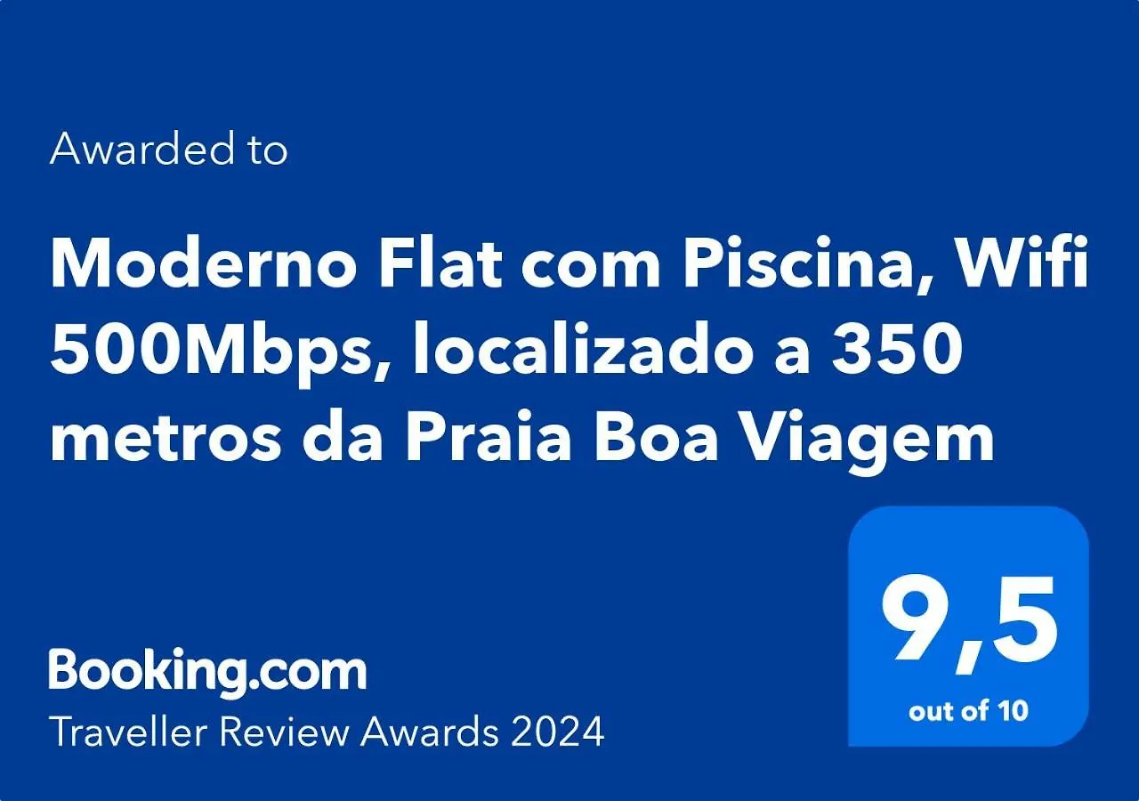 Flat Localizado A 200M Shopping Recife, Bem Perto Da Praia De Boa Viagem E Com Wi-Fi 400Mbps Brazil